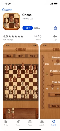 Press GET and follow the instructions on the screen to install the app.