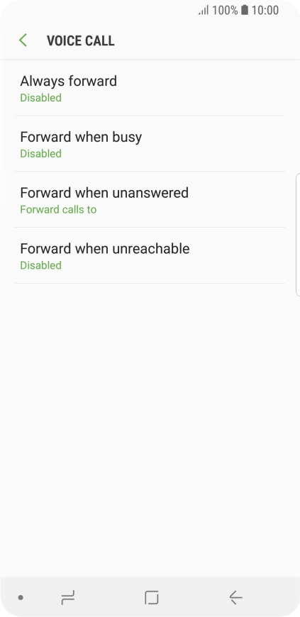 Press the Home key to return to the home screen.