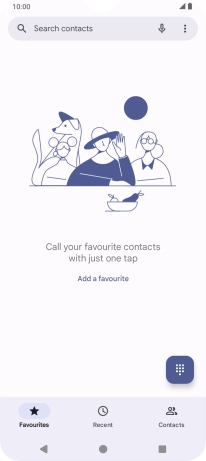 Press the menu icon.