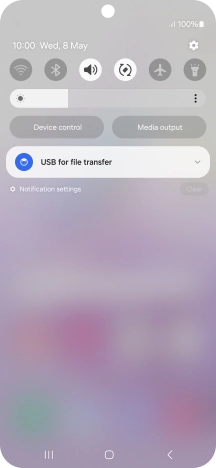 Press the drop down list.