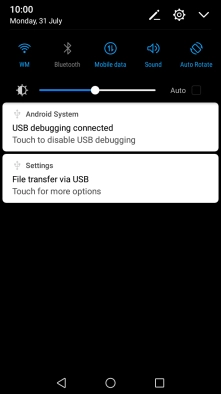 Press the sound mode icon the necessary number of times to turn silent mode on or off.