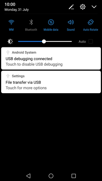Press the sound mode icon the necessary number of times to turn silent mode on or off.