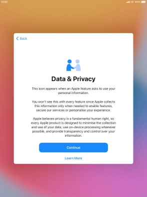 Press Continue. Press Continue.