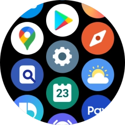 Press the settings icon.