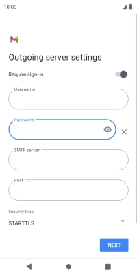 Press the field below 
