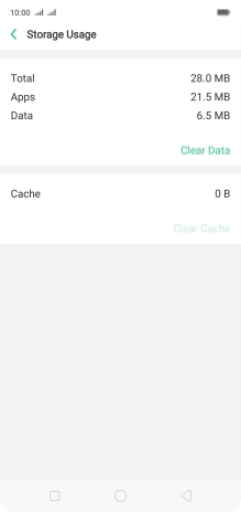 Press the Home key to return to the home screen.