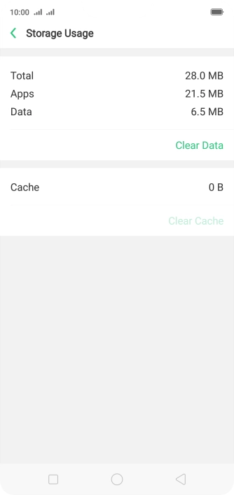 Press the Home key to return to the home screen.