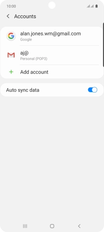 Press the Home key to return to the home screen.