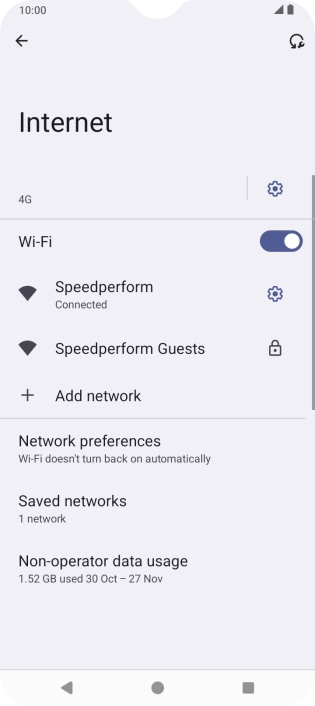 Press the Home key to return to the home screen.