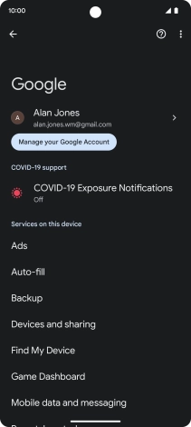 Press Find My Device.