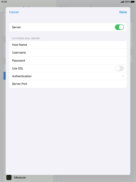 Press Authentication.