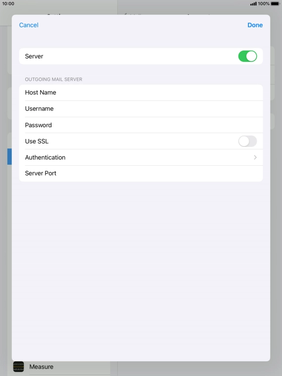 Press Authentication.