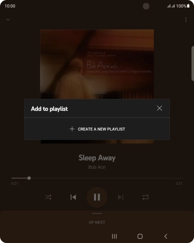 Press CREATE A NEW PLAYLIST.