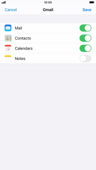 If this screen is displayed, you email account has been recognised and set up automatically. Follow the instructions on the screen to key in more information and finish setting up your phone.