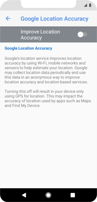 If you press the indicator next to 