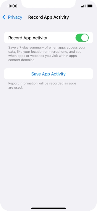 Press Save App Activity.