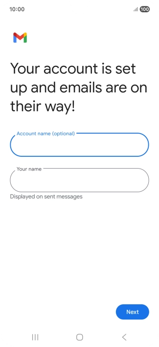 Press the field below 