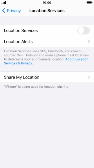 Press the indicator next to Press the indicator next to