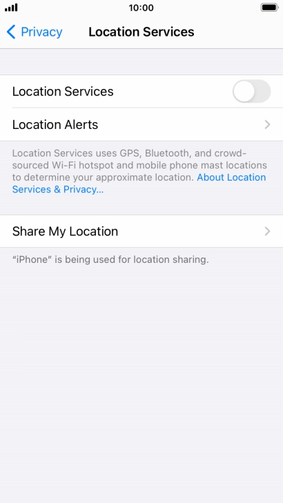 Press the indicator next to Press the indicator next to