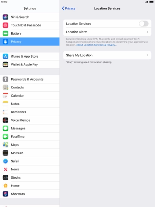 Press the indicator next to Press the indicator next to