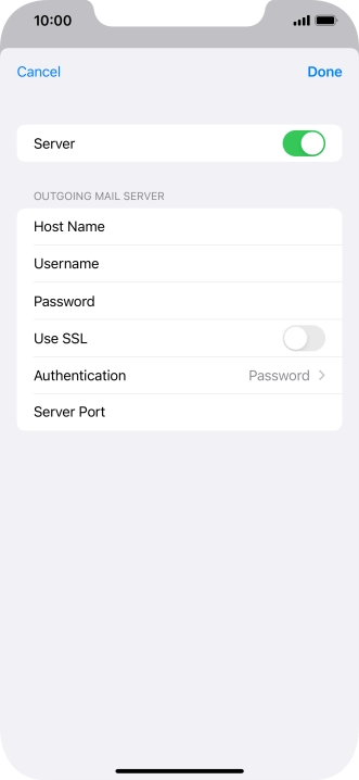 Press Authentication.