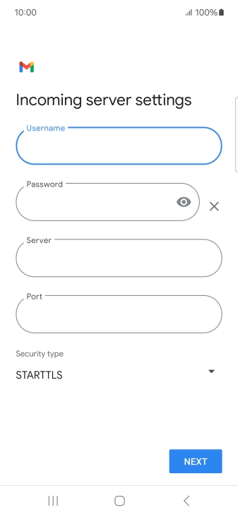 Press the field below 