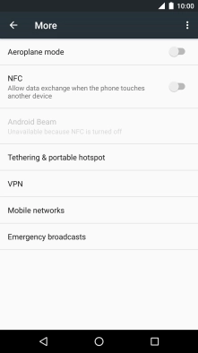 Press Mobile networks.