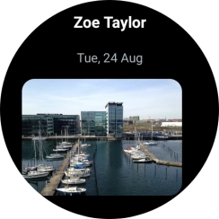 Press and hold the required message for a moment.