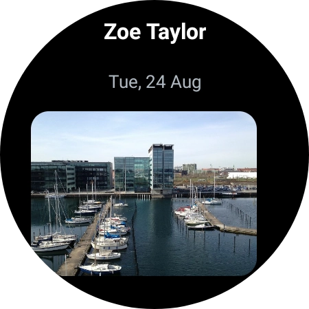 Press and hold the required message for a moment.