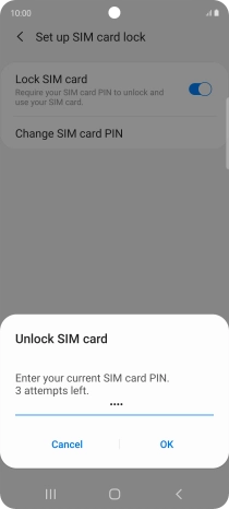 Key in your PIN and press OK. Key in your PIN and press OK.