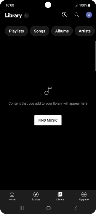 Press the drop down list.