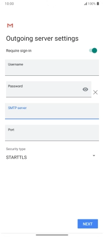 Press the field below 