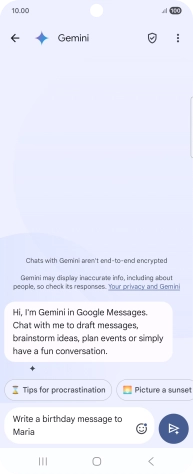 Write or say in your own words which topic you would like to use.