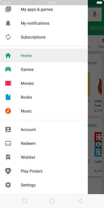 Press My apps & games.