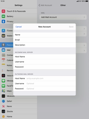 Press Host Name and key in the name of your email provider's outgoing server. Please note that if you can't send email messages when using your email provider's outgoing server, key in smtp.vodafone.net.au (Vodafone's outgoing server). Press Host Name and key in the name of your email provider's outgoing server. Please note that if you can't send email messages when using your email provider's outgoing server, key in smtp.vodafone.net.au (Vodafone's outgoing server).
