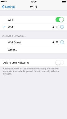 Press the Home key to return to the home screen.