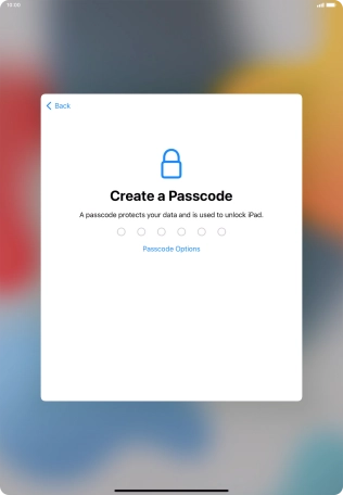 Press Passcode Options. Press Passcode Options.