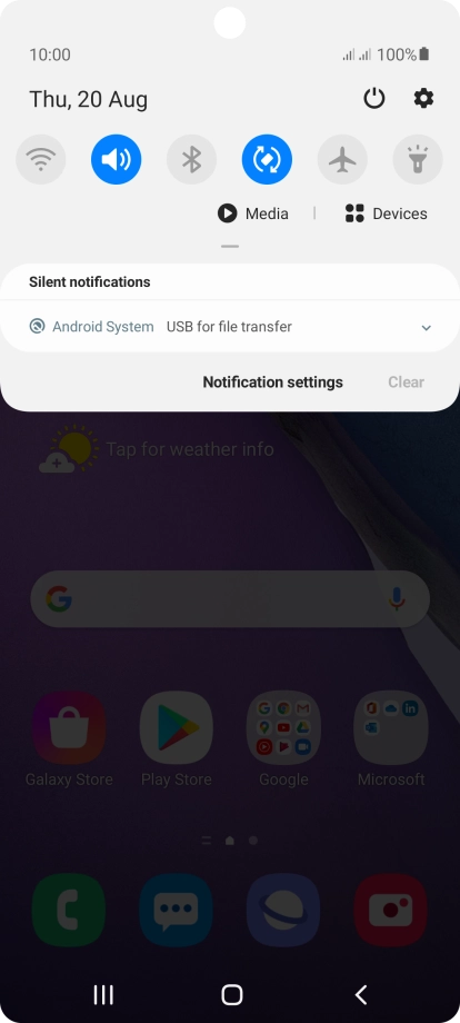 Press Android System.