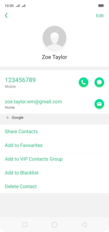 Press the required number.