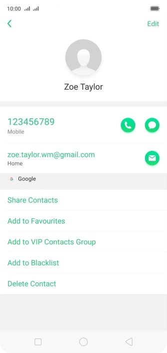 Press the required number.