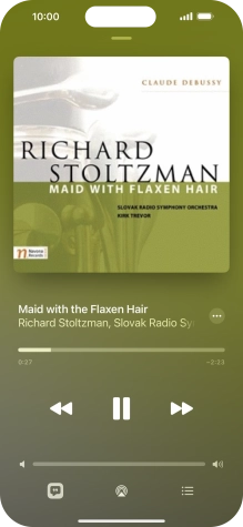 Press arrow right to go to the next audio file.