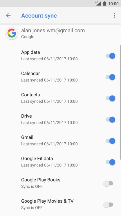Press the Home key to return to the home screen.