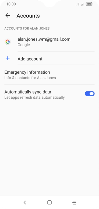 Press the Home key to return to the home screen.