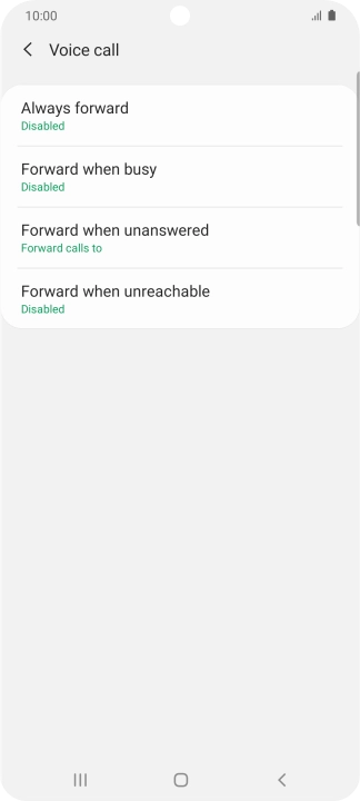Press the Home key to return to the home screen.