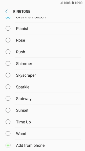 Press Add from phone.