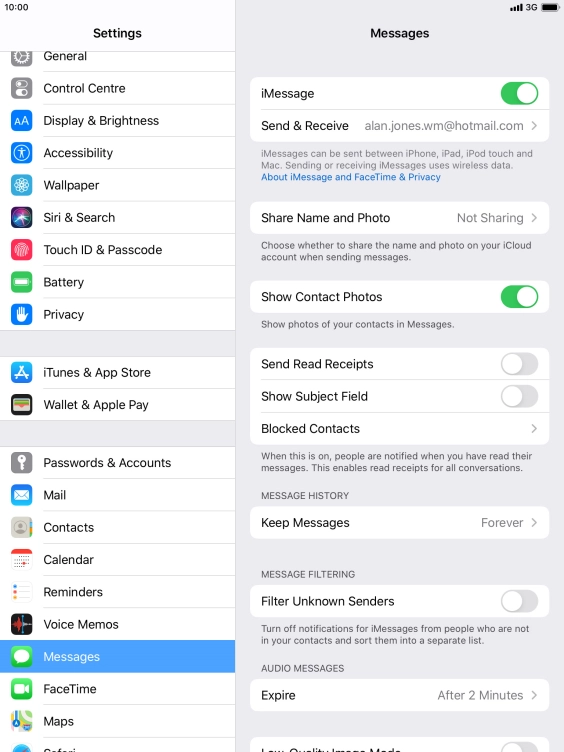Press the Home key to return to the home screen.