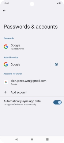 Press the Home key to return to the home screen.