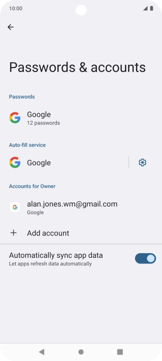 Press the Home key to return to the home screen.