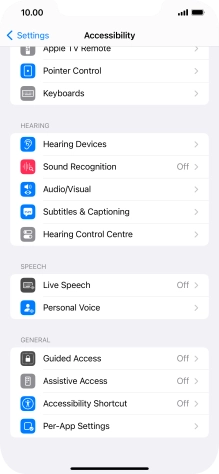 Press the required category below 