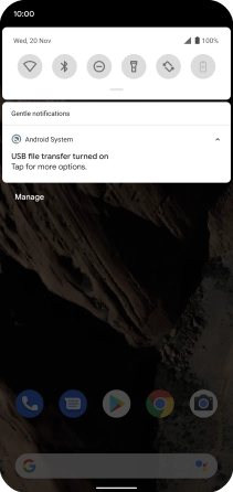 Press Tap for more options.